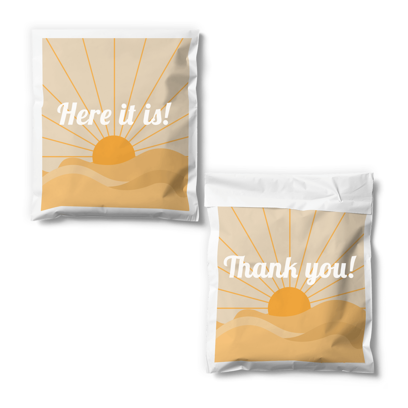 Custom Poly Mailers Full Color Poly Mailer Bags PackM